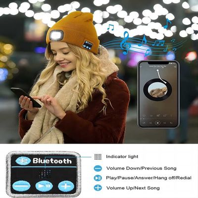 Versleten de Camerahoed van Bluetooth Boday Wearable met Nachtvisie 4 - 6 Urenlevensduur batterij